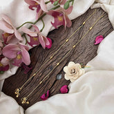 Vriksham Elegant Ball Gold Look Alike Anklets-G20682