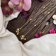 Vriksham Elegant Ball Gold Look Alike Anklets-G20682