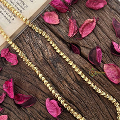 Vriksham Gold Look Alike Leaf Design Daily Wear Chain-G20030