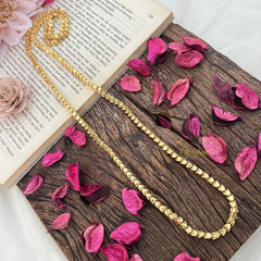 Vriksham Gold Look Alike Leaf Design Daily Wear Chain-G20030