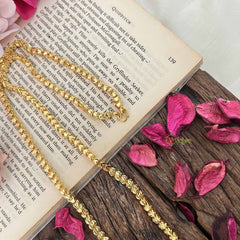 Vriksham Gold Look Alike Leaf Design Daily Wear Chain-G20030