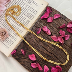 Vriksham Gold Look Alike Curb Daily Wear Chain-G20032