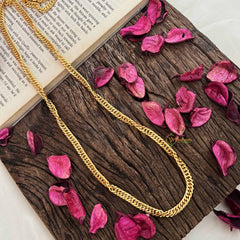 Vriksham Gold Look Alike Curb Daily Wear Chain-G20032