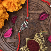 Vriksham Rakshabandhan Sliver Plated Shiva Third Eye Rakhi-RB205