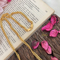 Vriksham Gold Look Alike Curb Daily Wear Chain-G20032