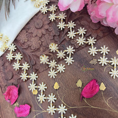 Vriksham AD Stone Floral Golden Long Neckpiece-G18117