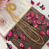 Vriksham Traditional Long Mala Design With Beads Daily Wear Chain-G20037