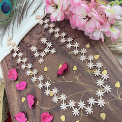 Vriksham AD Stone Floral Rose Gold Long Neckpiece-G18118