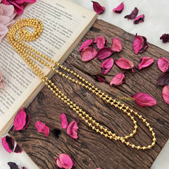 Vriksham Traditional Long Mala Design With Beads Daily Wear Chain-G20037