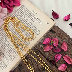 Vriksham Traditional Long Mala Design With Beads Daily Wear Chain-G20037