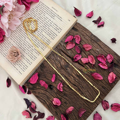 Vriksham Glossy Gold-Plated Box Chain & Daily Wear Chain-G20050