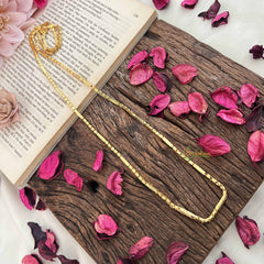 Vriksham Glossy Gold-Plated Box Chain & Daily Wear Chain-G20050