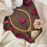 Vriksham Unique AD Stone Pendant Addigai-White-G17109