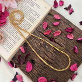 Vriksham Box Link Gold Plated Daily Wear Chain-G20040