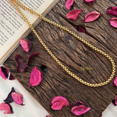 Vriksham Box Link Gold Plated Daily Wear Chain-G20040