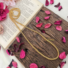 Vriksham Box Link Gold Plated Daily Wear Chain-G20040