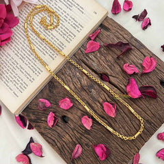 Vriksham Gold Plated Pipe & Link Chain Daily Wear Chain-G20045