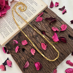 Vriksham Gold Plated Pipe & Link Chain Daily Wear Chain-G20045
