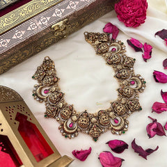 Premium 1 gm Gold Lakshmi Neckpiece-G14316