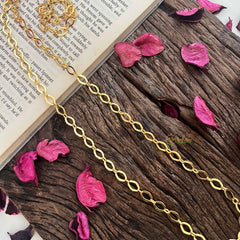 Vriksham Gold Plated Infinity Link Daily Wear Chain-G20044