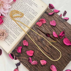 Vriksham Classic Gold-Plated Unisex Daily Wear Chain-G20049