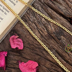 Vriksham Classic Gold-Plated Unisex Daily Wear Chain-G20049