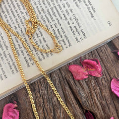 Vriksham Classic Gold-Plated Unisex Daily Wear Chain-G20049