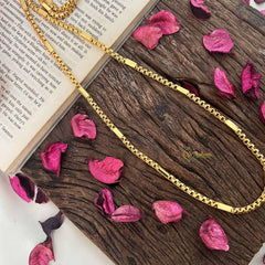 Vriksham Stylish Gold-Toned Long Chain for Daily Wear Chain-G20027