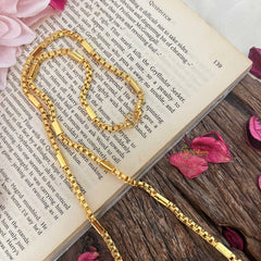 Vriksham Stylish Gold-Toned Long Chain for Daily Wear Chain-G20027