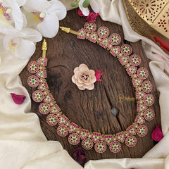 Vriksham Jadau Kundan Coin Neckpiece-J2619