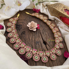 Vriksham Jadau Kundan Coin Neckpiece-J2619