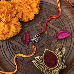 Vriksham Rakshabandhan Sliver Plated Best Bro Rakhi-RB195