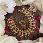 Vriksham Exclusive Lakshmi Manga Jadau Kundan Short Neckpiece-J2622