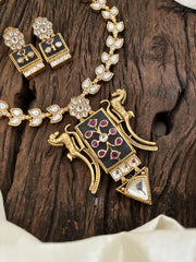 Designer Jadau Kundan Short Neckpiece -J1850