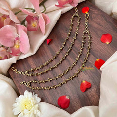 Vriksham Traditional Indian Floral Rosette Beaded 2-Layer Maatil-G21420