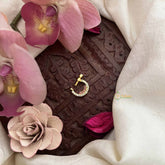 Vriksham Chand Bali Style Press Naths/Nose Pin-Red White-G20733