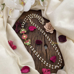 Vriksham Floral Lotus Moggapu Pearl Chain-J2649