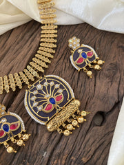 Designer Jadau Kundan Short Neckpiece -J1855
