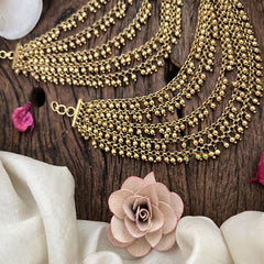 Vriksham Gold Look Alike 5 Layer Maatil-Gold Pearl-G19078