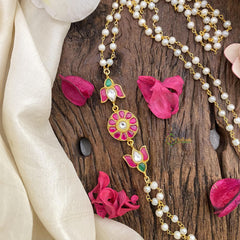 Vriksham Floral Lotus Moggapu Pearl Chain- J2648