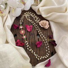 Vriksham Floral Lotus Moggapu Pearl Chain- J2648