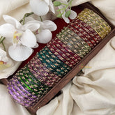 Vriksham Stone Doted Multi-Color Bangles Set Return Gift-G19979