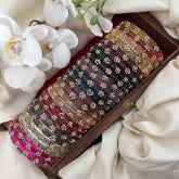 Vriksham Traditional Indian Bangles Set for women's-multi-color with Stone work Return Gift-G19977