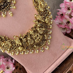 Vriksham Intricate Antique Lakshmi Temple Bridal Set-G18178