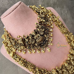 Vriksham Intricate Antique Lakshmi Temple Bridal Set-G18178