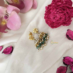 Vriksham Traditional Bridal Floral Kundan Jadau Jhumkas-J3668