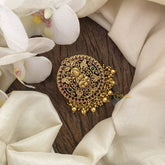 Vriksham Antique Lakshmi Bun Billai-Jada Billai-Red Green-Gold Bead-G17204