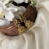 Vriksham Traditional Peacock Father Golden Style Jhumkas Earrings-Gold Bead-G19199