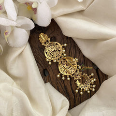 Vriksham Trendy 3 Tier AD Stone Billai-Red White-G17172