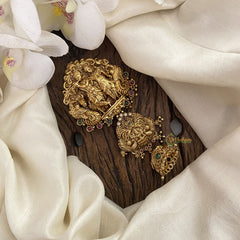 Vriksham Radhha Krishna Single Bun Billai-Jhumka Jada Billai-G17184